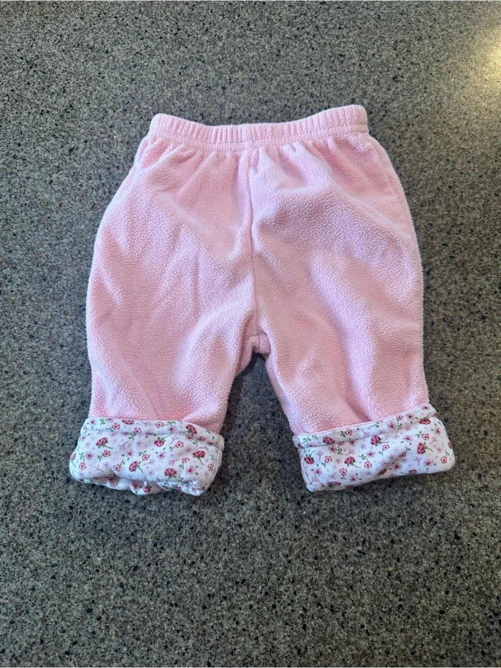 Carter's Light Pink Fleece Newborn Pants